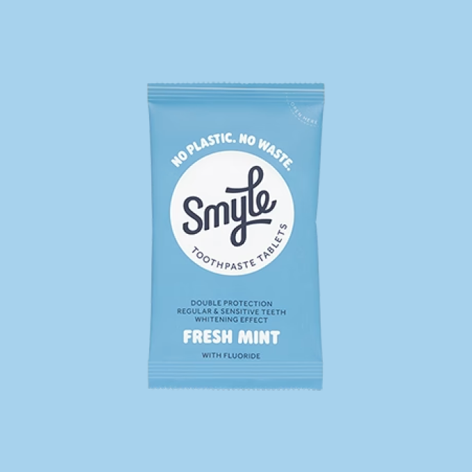 Pastillas dentífricas freshmint - con flúor - 1 mes