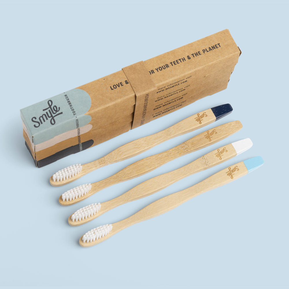 BAMBOO TOOTHBRUSH -  4 PACK